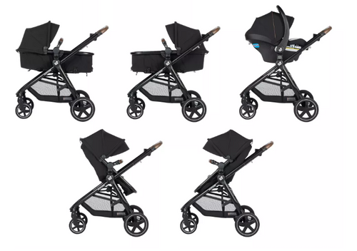 Maxi-Cosi Zelia 2 Luxe 5-in-1 Modular Travel System - New Hope Black