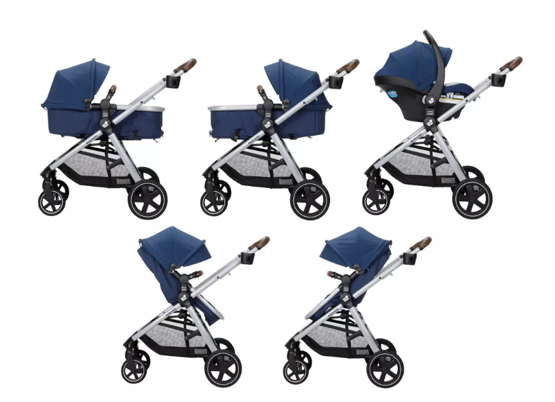 Maxi-Cosi Zelia Luxe Travel System - New Hope Navy