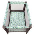 Cosco Kids Funsport Portable Compact Baby Play Yard, Elephant Squares