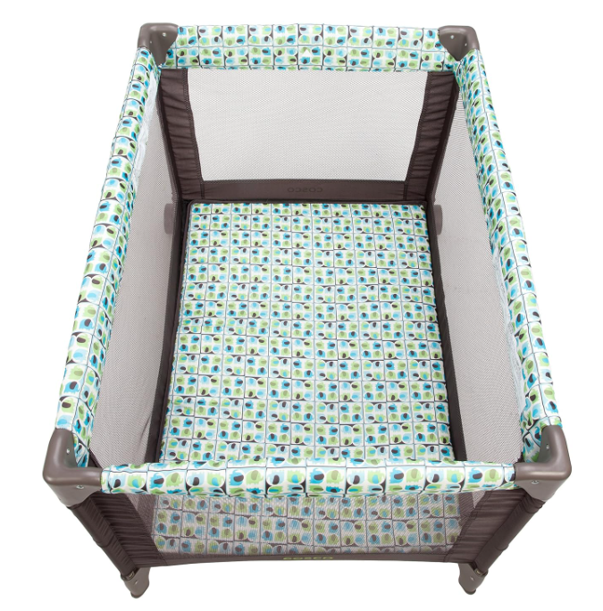 Cosco Kids Funsport Portable Compact Baby Play Yard, Elephant Squares