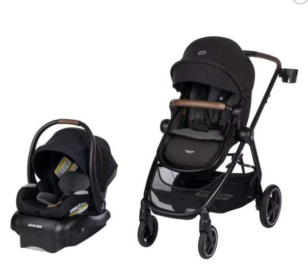 Maxi-Cosi Zelia 2 Luxe 5-in-1 Modular Travel System - New Hope Black