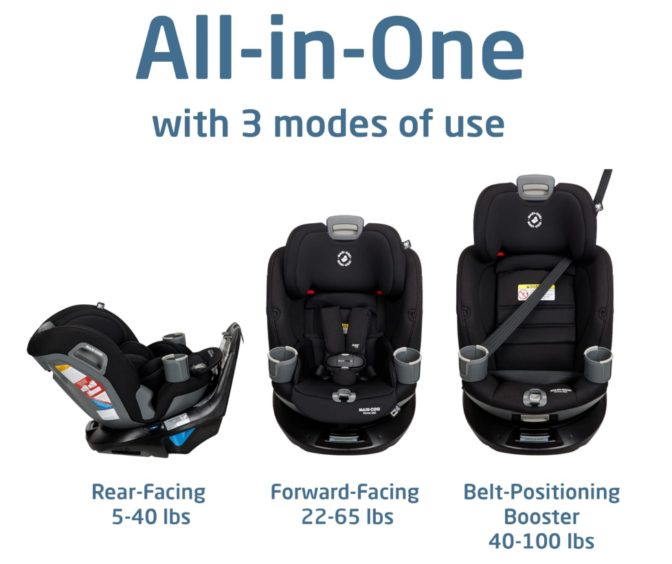 Maxi-Cosi Emme 360 All in One Car Seat - Black
