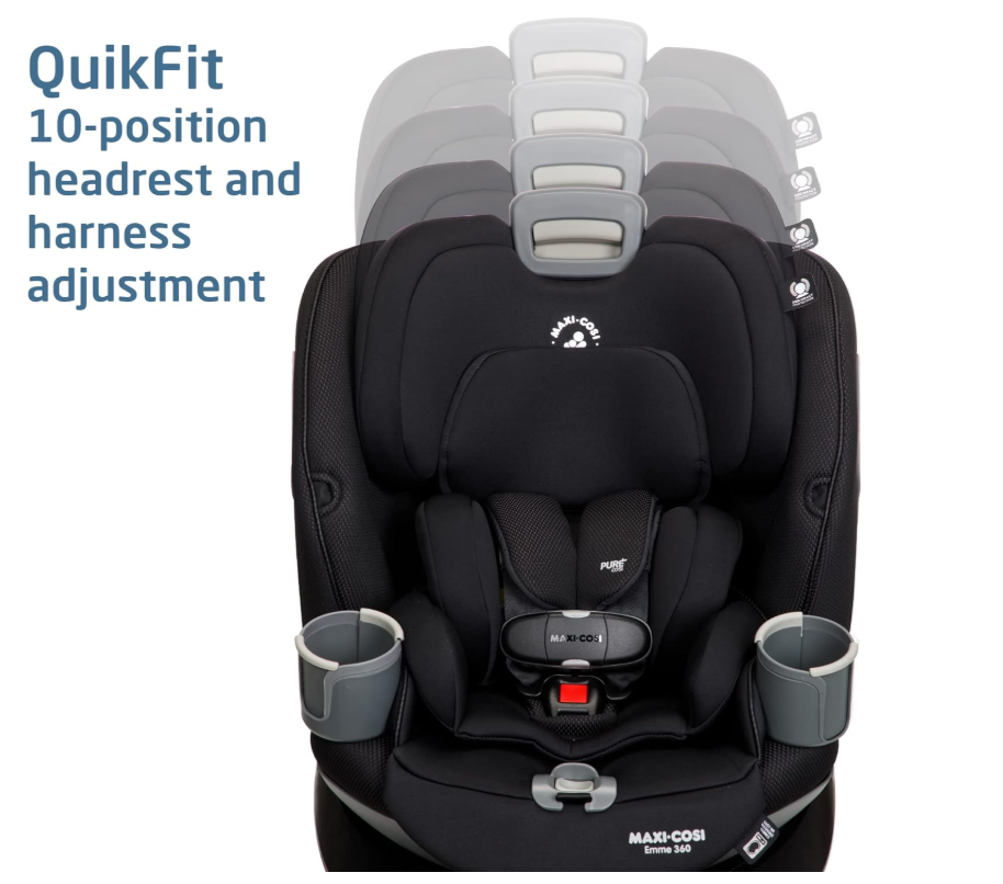 Maxi-Cosi Emme 360 All in One Car Seat - Black