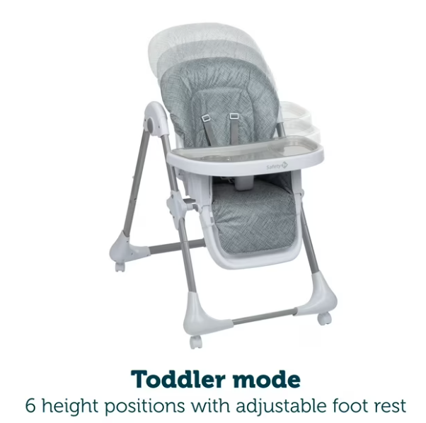 Safety 1st 3-in-1 Grow and Go High Chair - Monolith