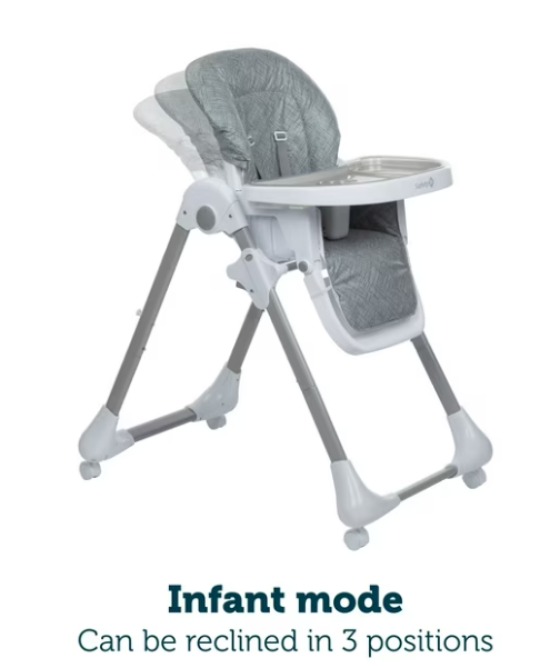 Safety 1st 3-in-1 Grow and Go High Chair - Monolith