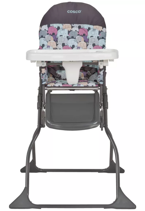 Cosco Simple Fold High Chair - Elephant Puzzle
